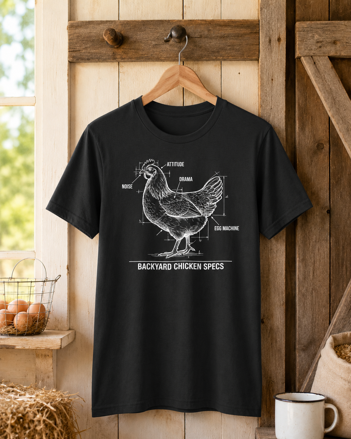 Backyard Chicken Specs Tee