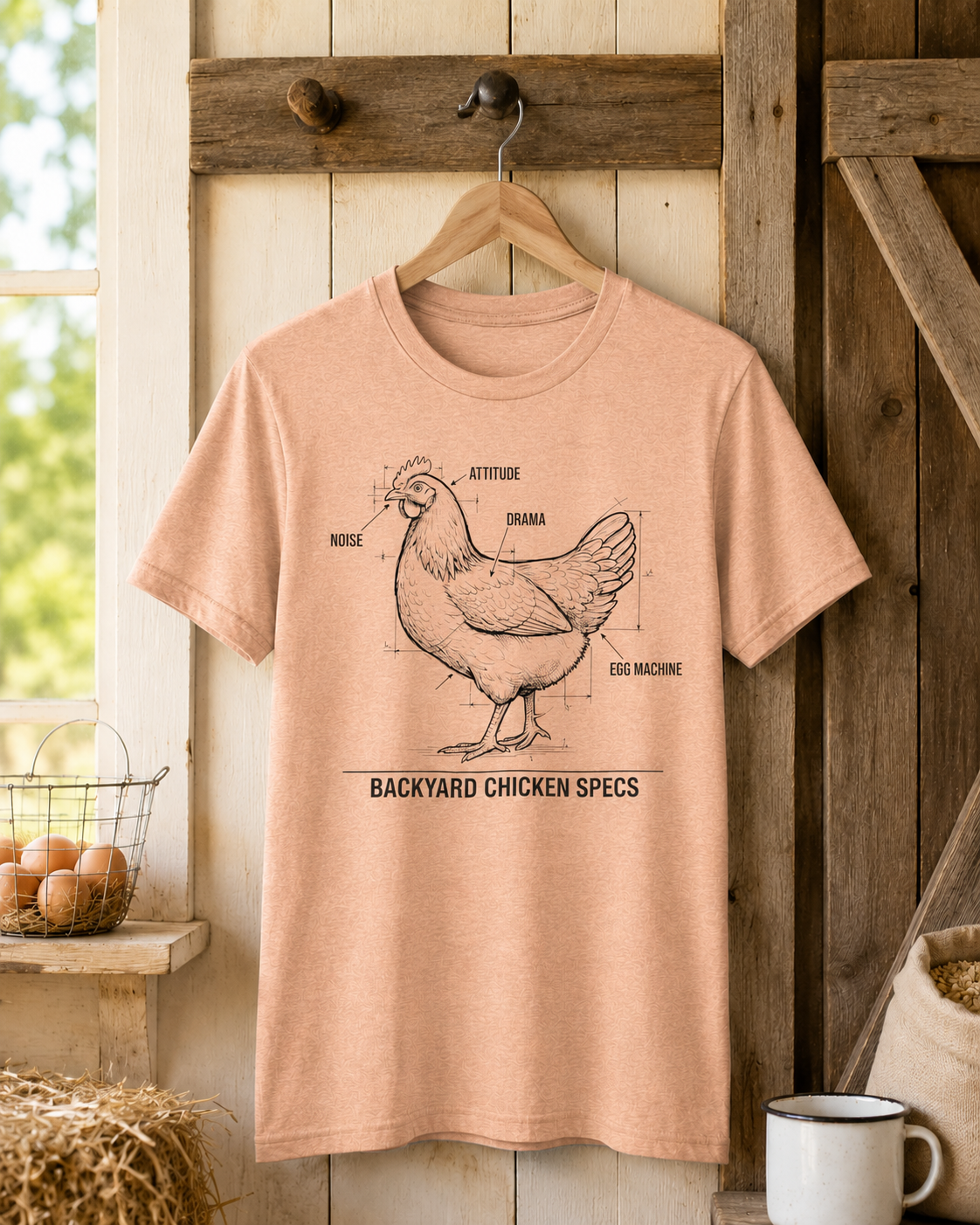 Backyard Chicken Specs Tee