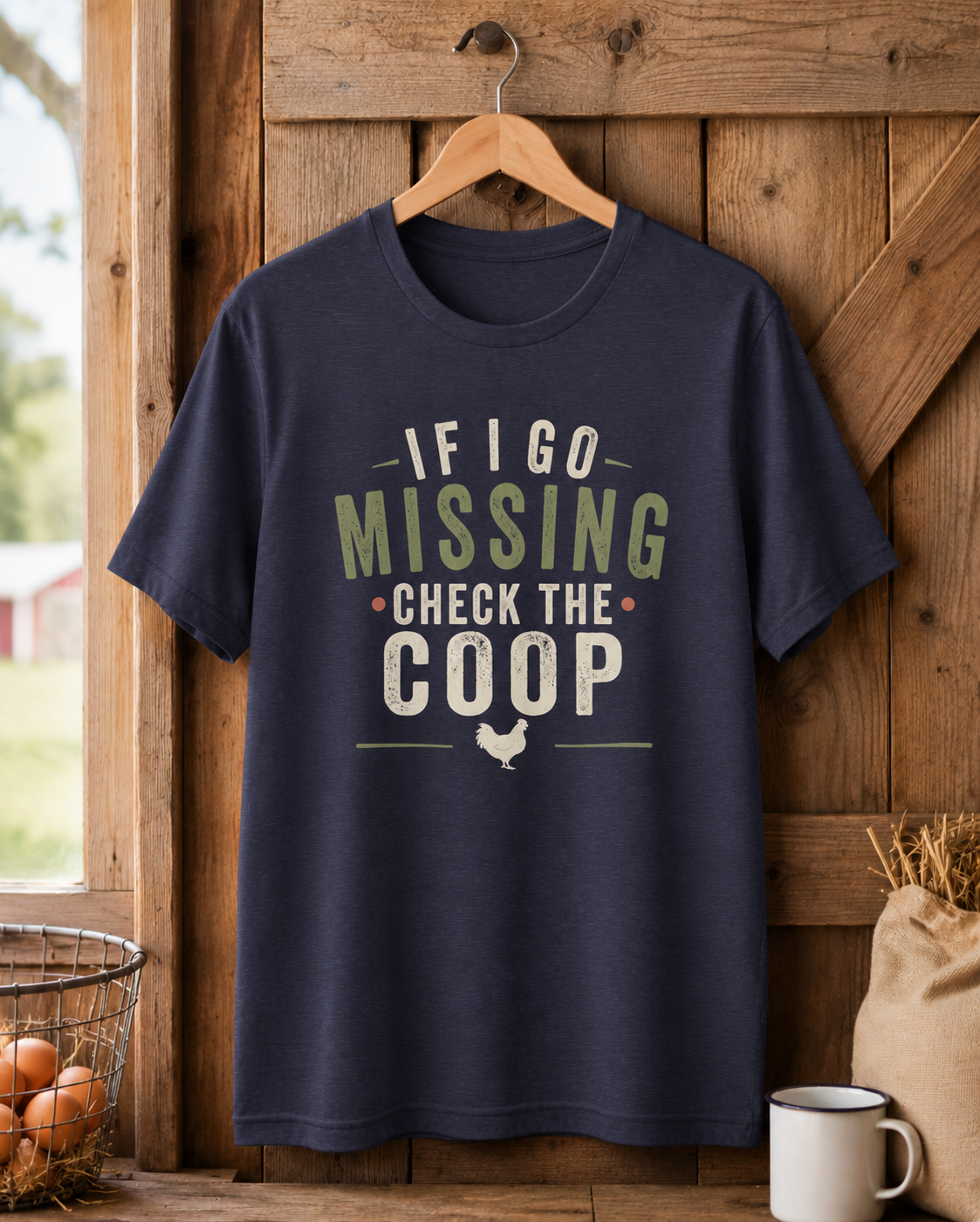 If I Go Missing Check The Coop Tee