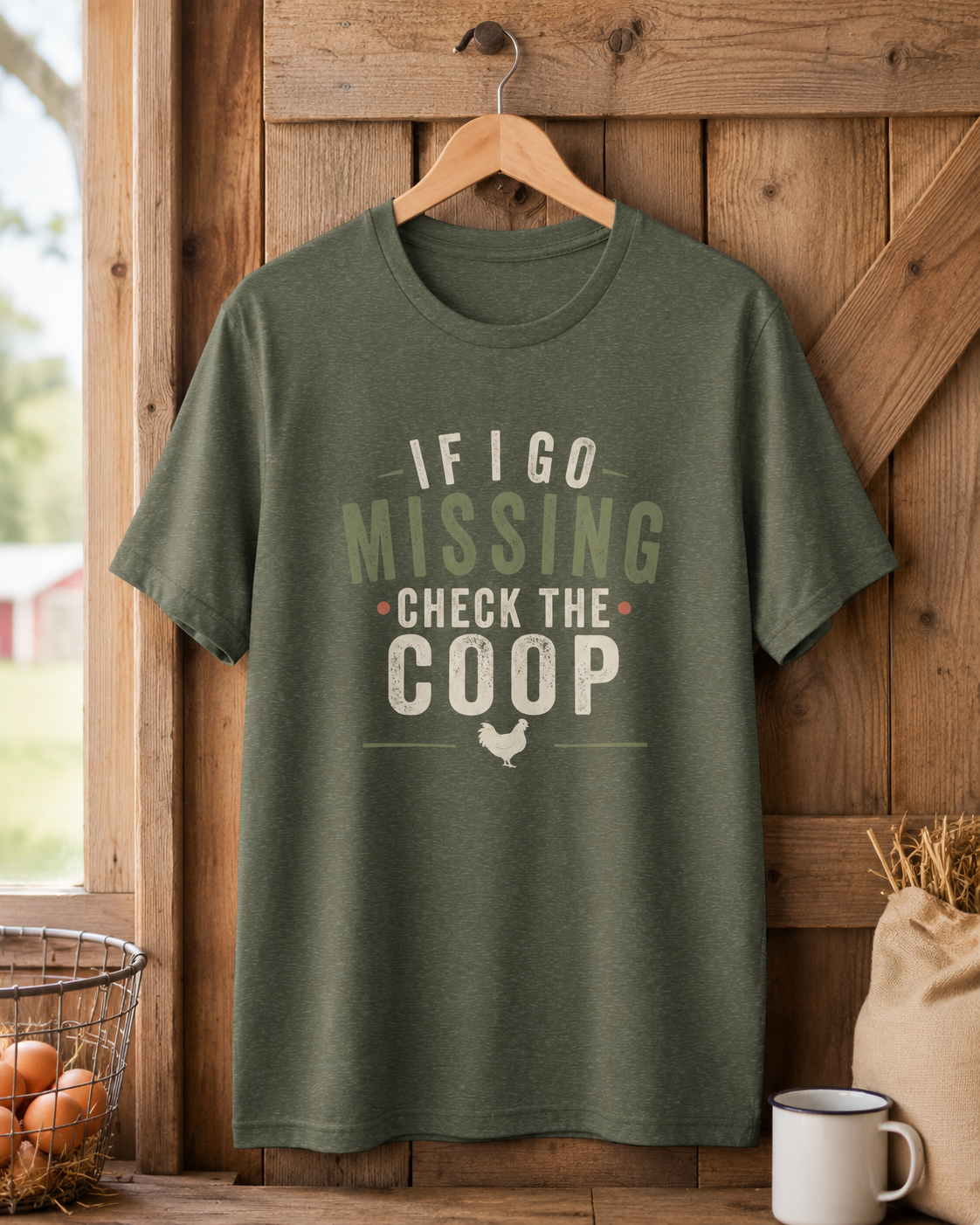 If I Go Missing Check The Coop Tee