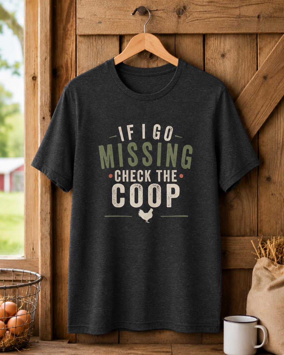 If I Go Missing Check The Coop Tee