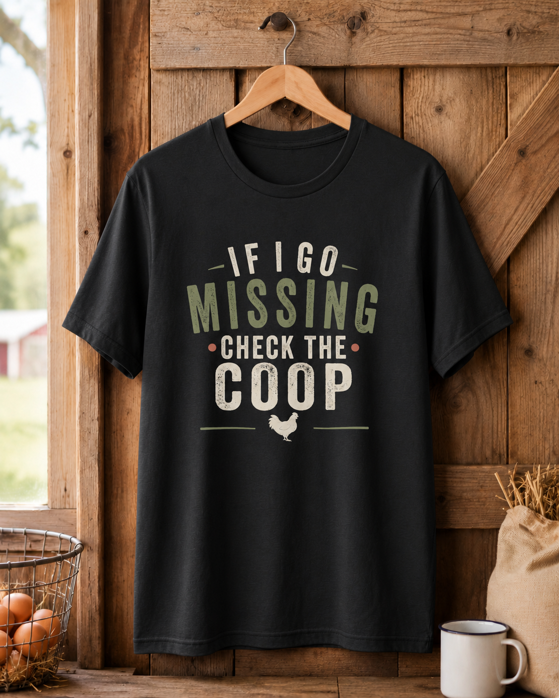 If I Go Missing Check The Coop Tee