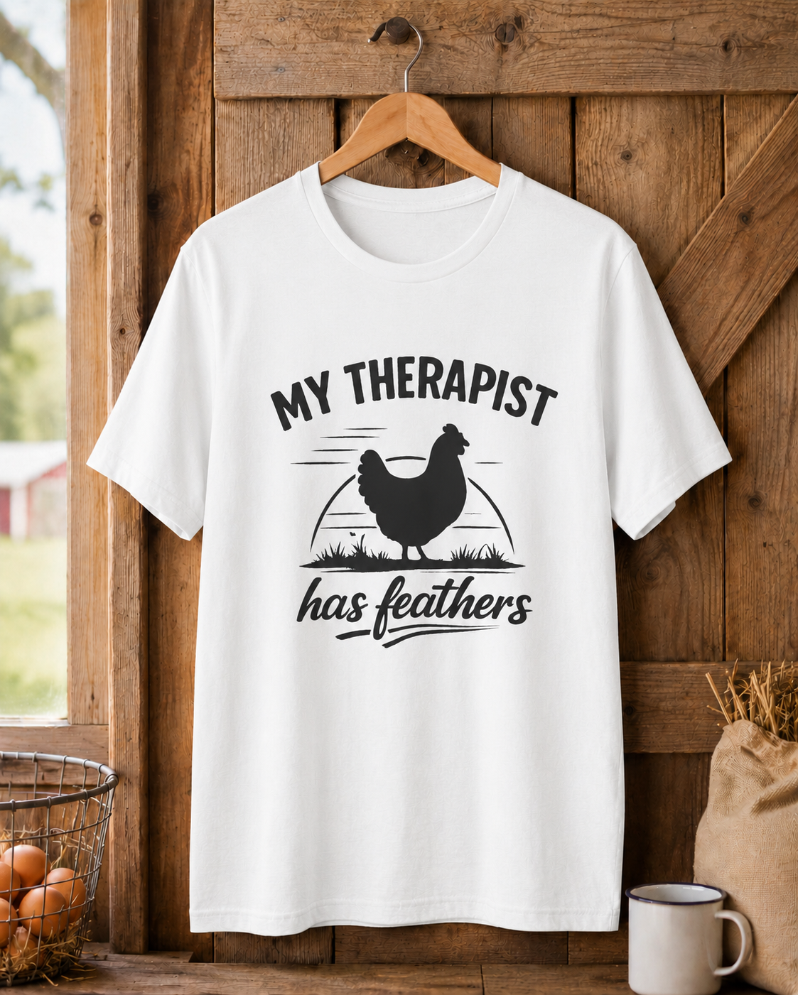 My Therapist Has Feathers Tee