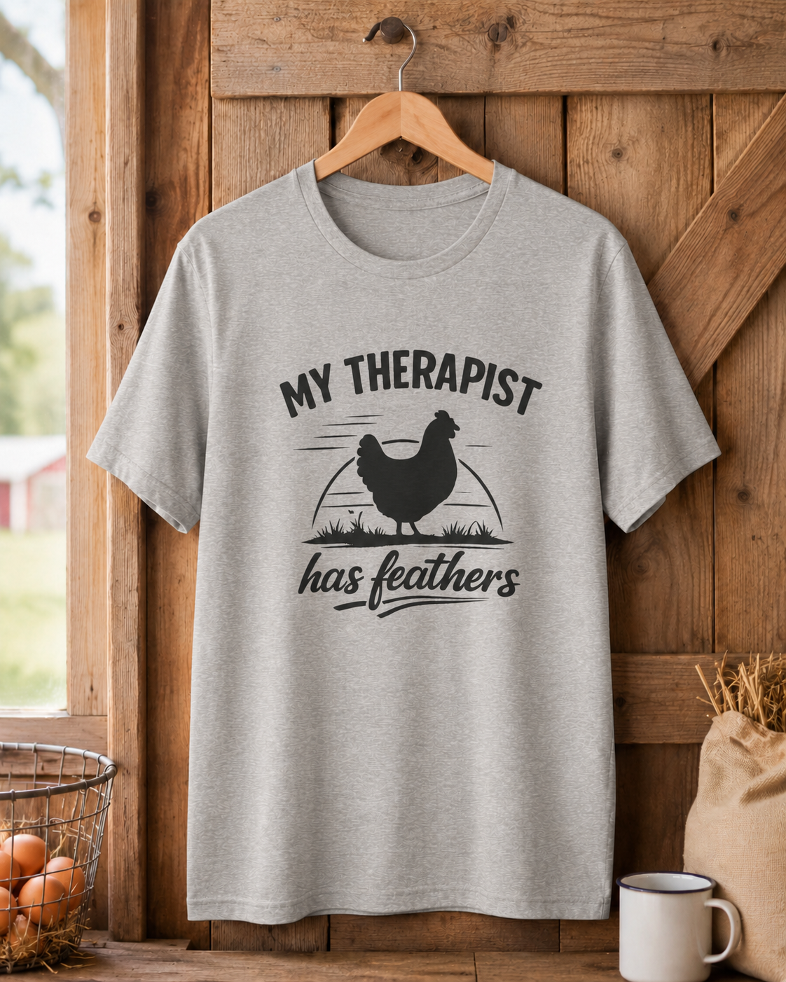 My Therapist Has Feathers Tee