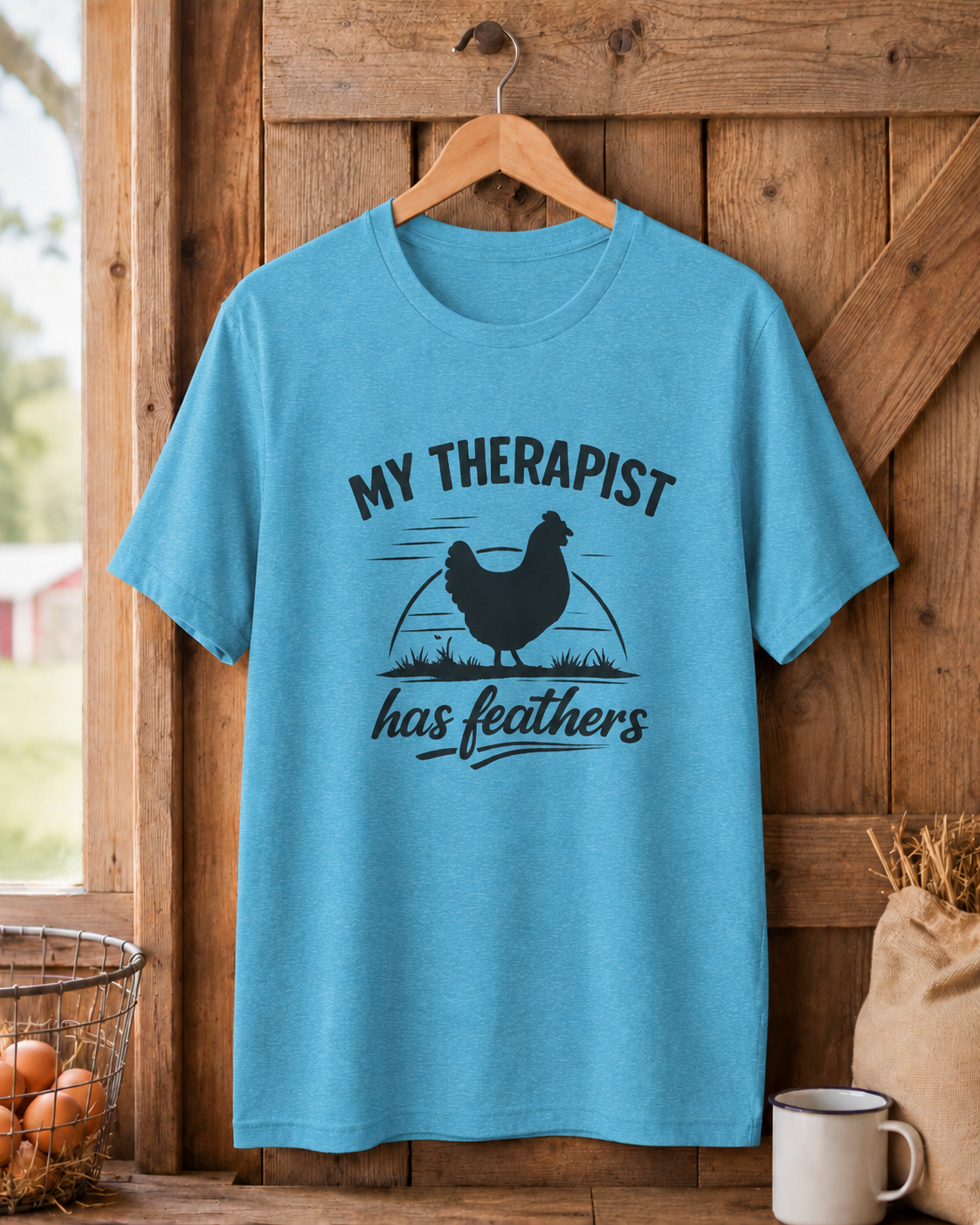 My Therapist Has Feathers Tee