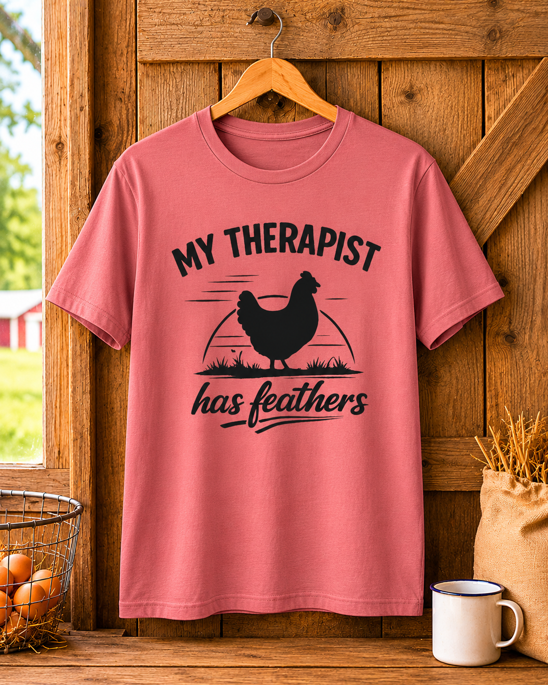 My Therapist Has Feathers Tee
