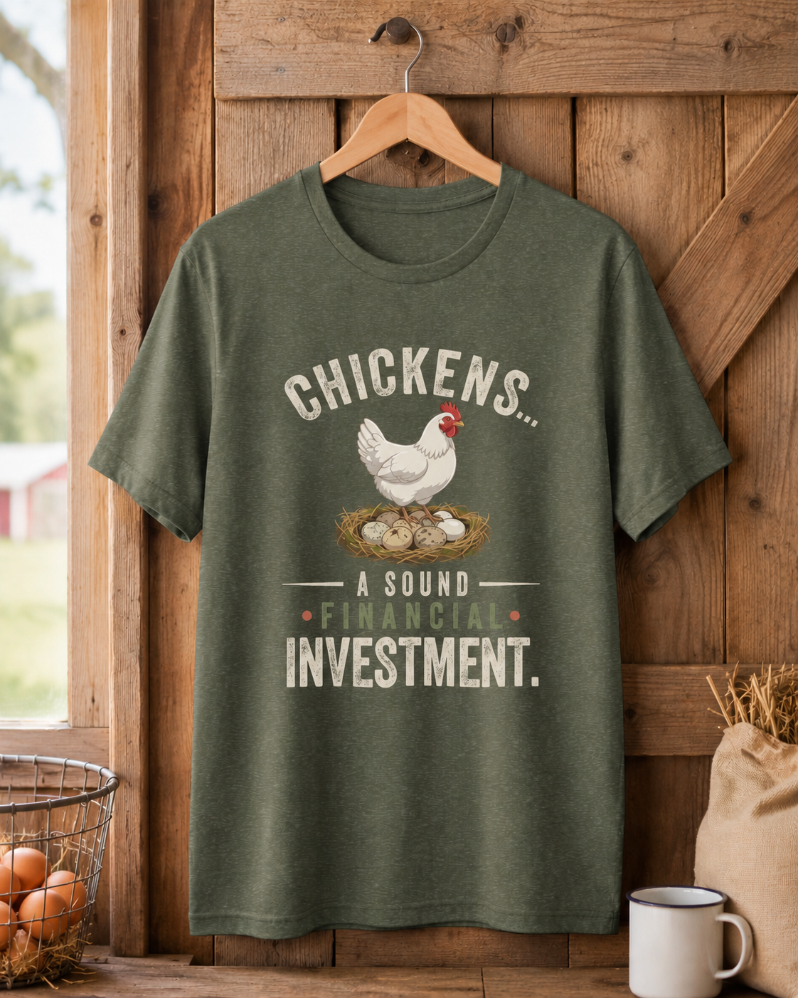 Chickens, A Sound Financial Investment Tee