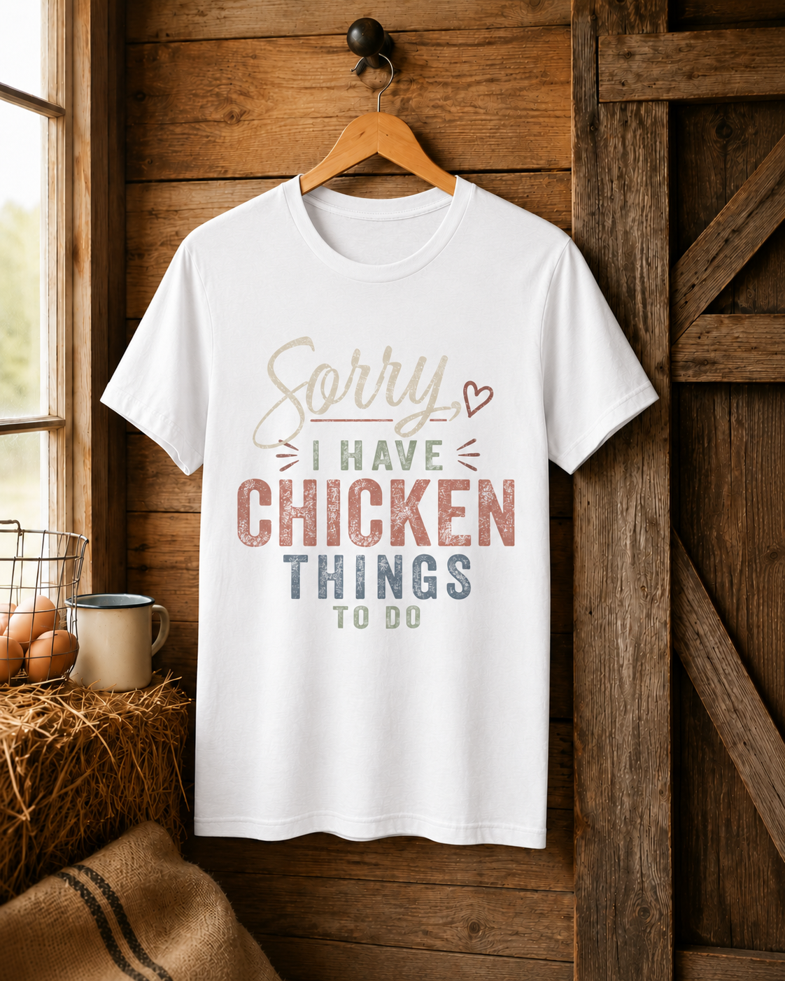 Sorry, I Have Chicken Things To Do Tee