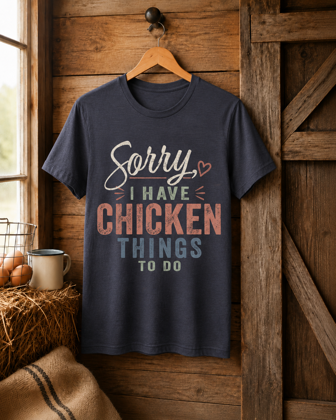 Sorry, I Have Chicken Things To Do Tee