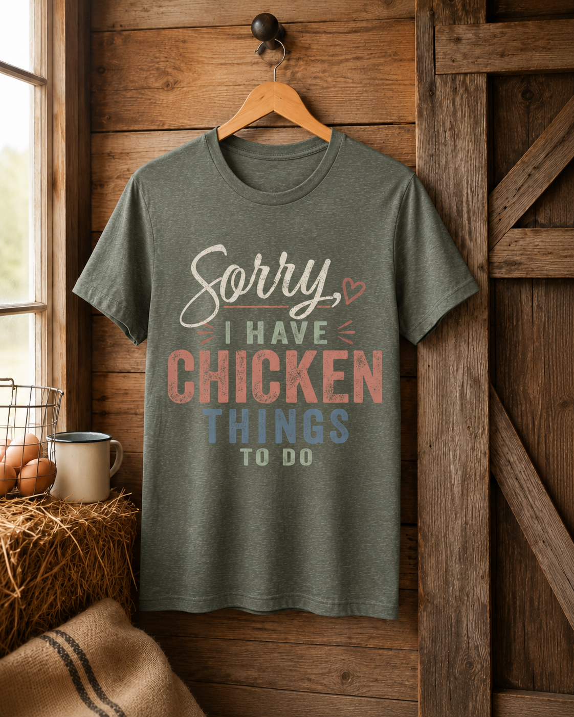 Sorry, I Have Chicken Things To Do Tee