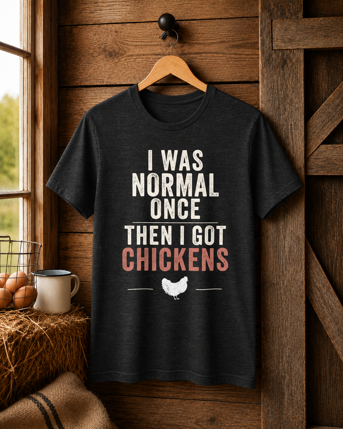 I Was Normal Once Then I Got Chickens Tee