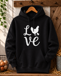 Love Chickens Hoodie