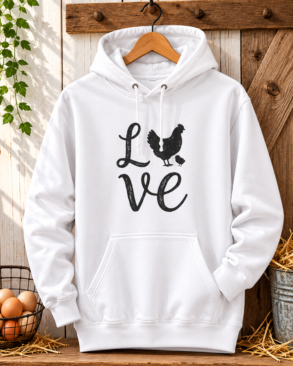 Love Chickens Hoodie