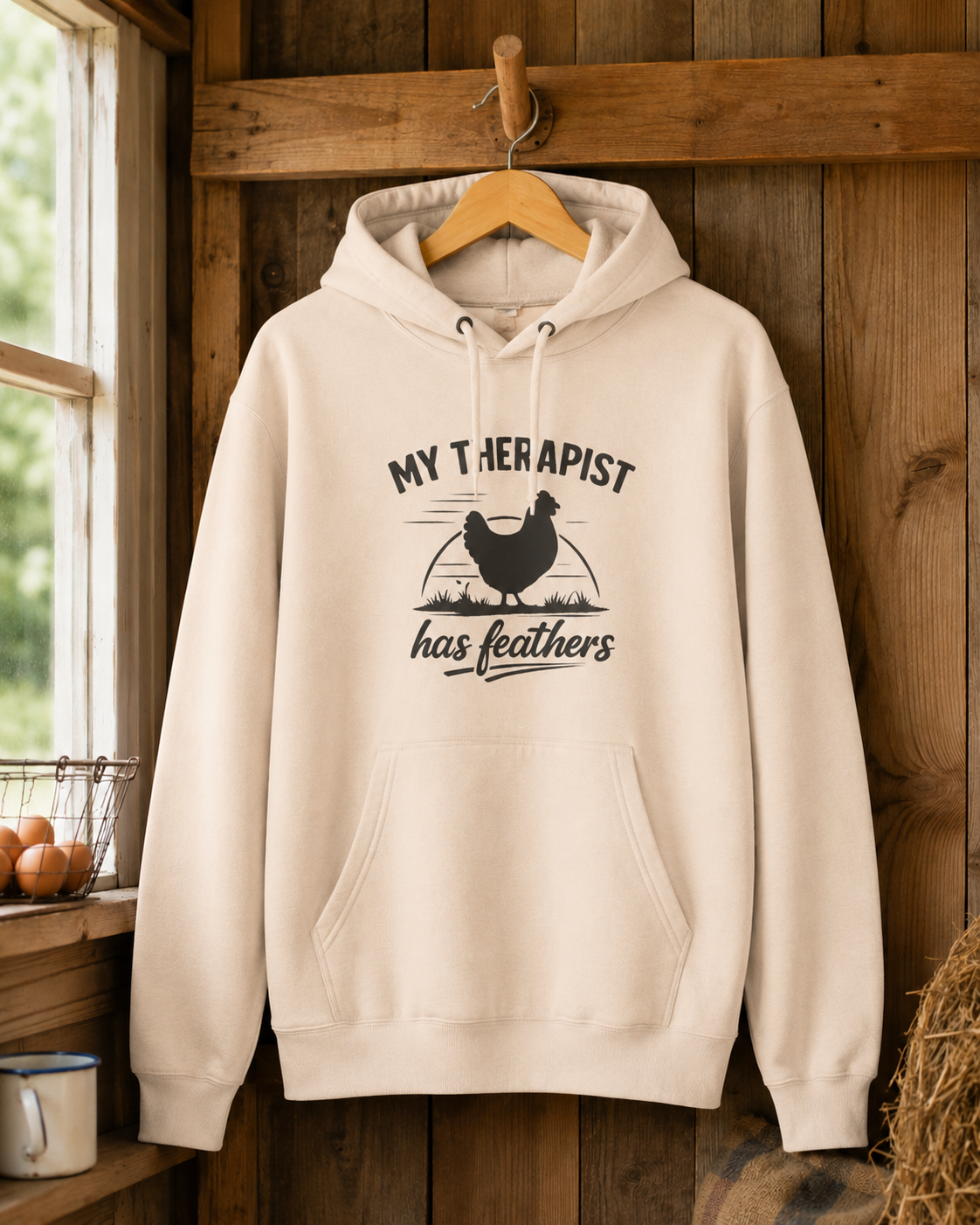 My Therapist Has Feathers Hoodie