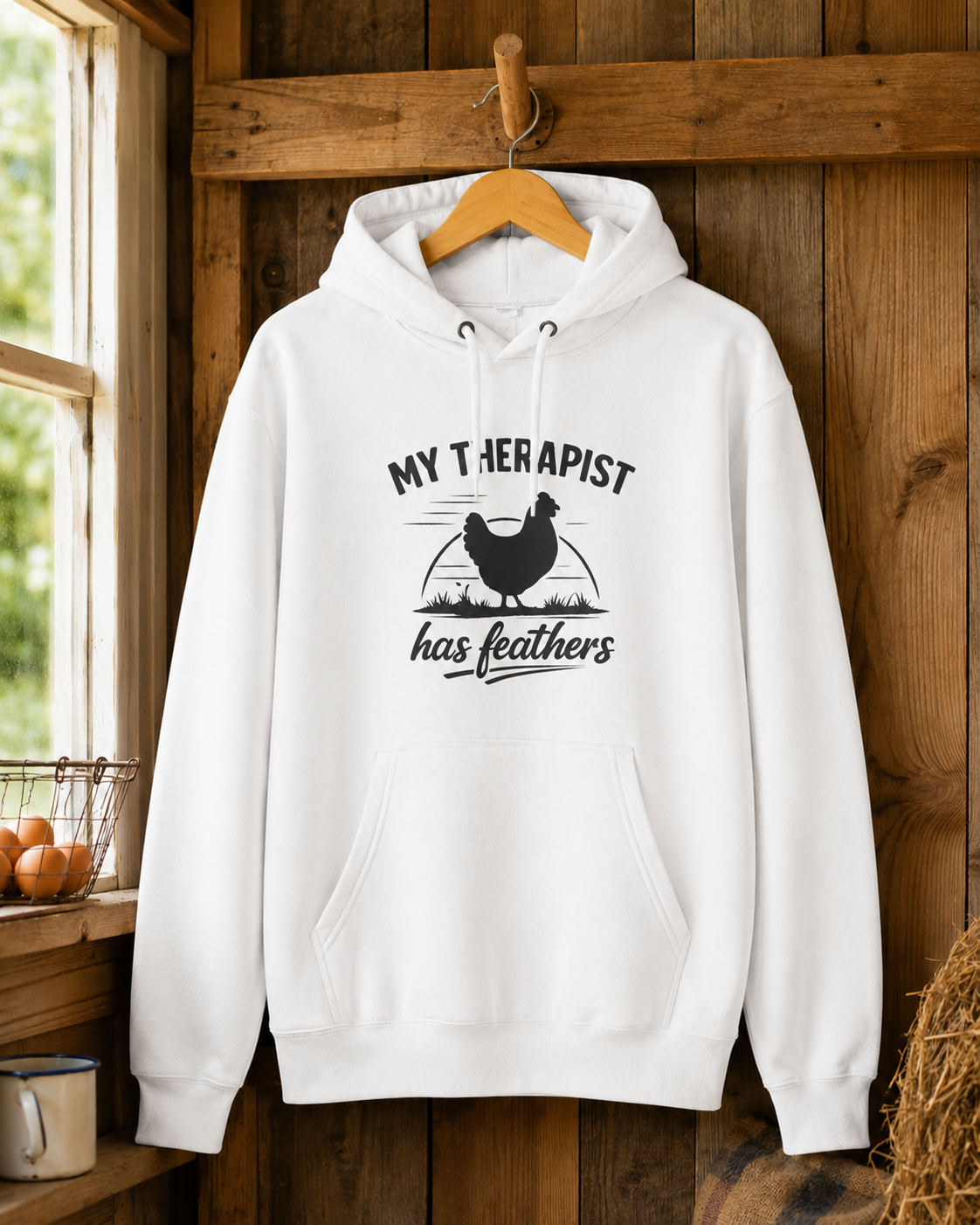 My Therapist Has Feathers Hoodie