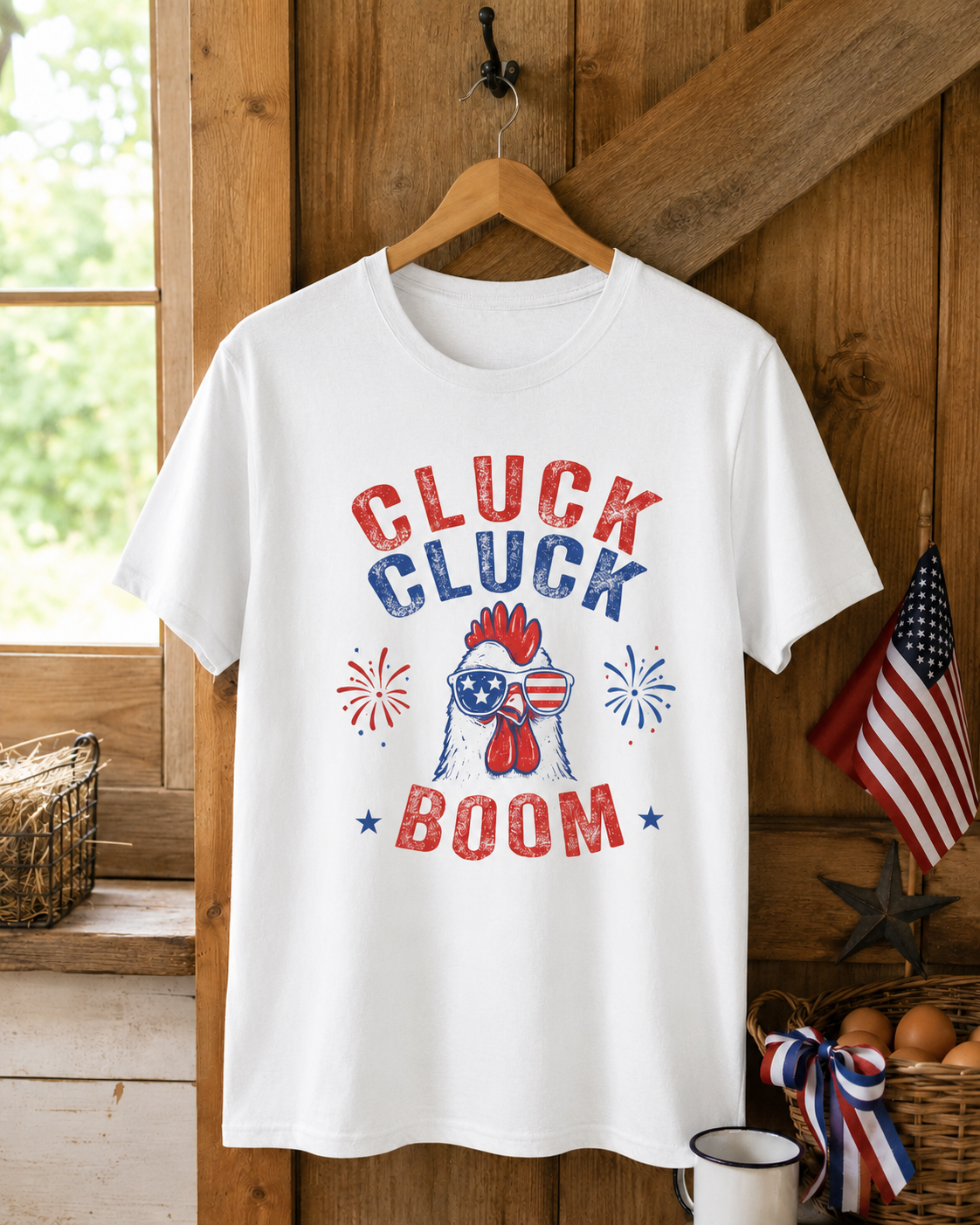 Cluck Cluck Boom Tee