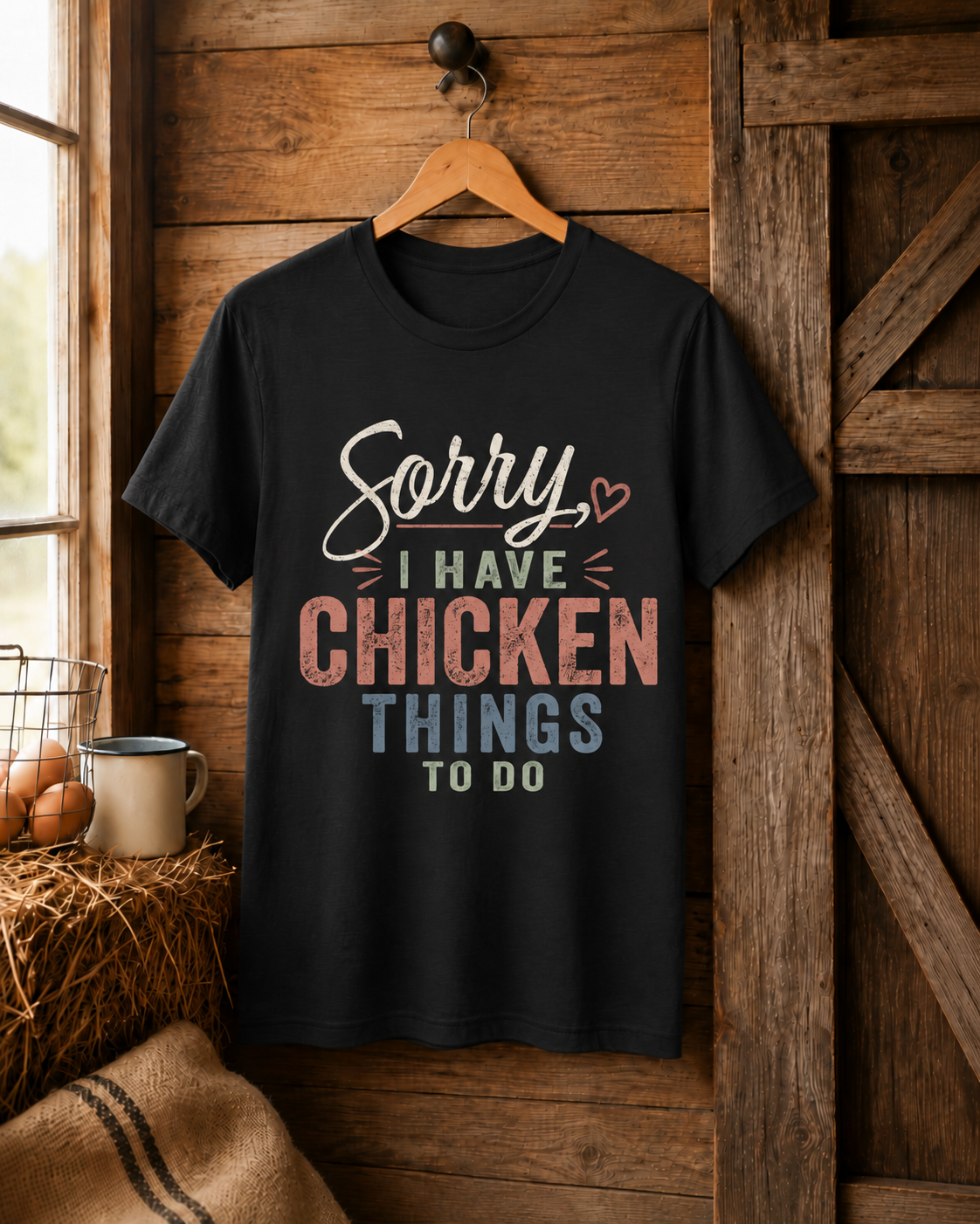 Sorry, I Have Chicken Things To Do Tee